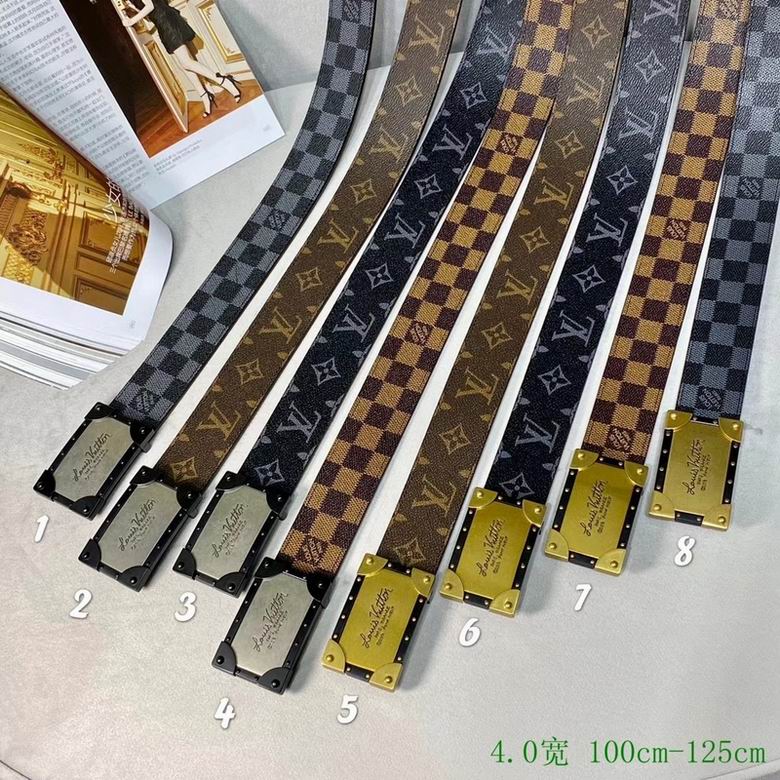 LV Belt 40mmX95-125CM 7D (513)
